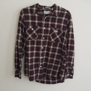 Chaps Button Down Fitted Denim Shirt